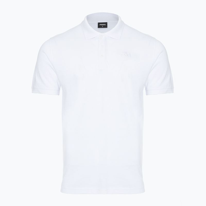 Tricou polo pentru bărbați PROSTO Polo Lior white