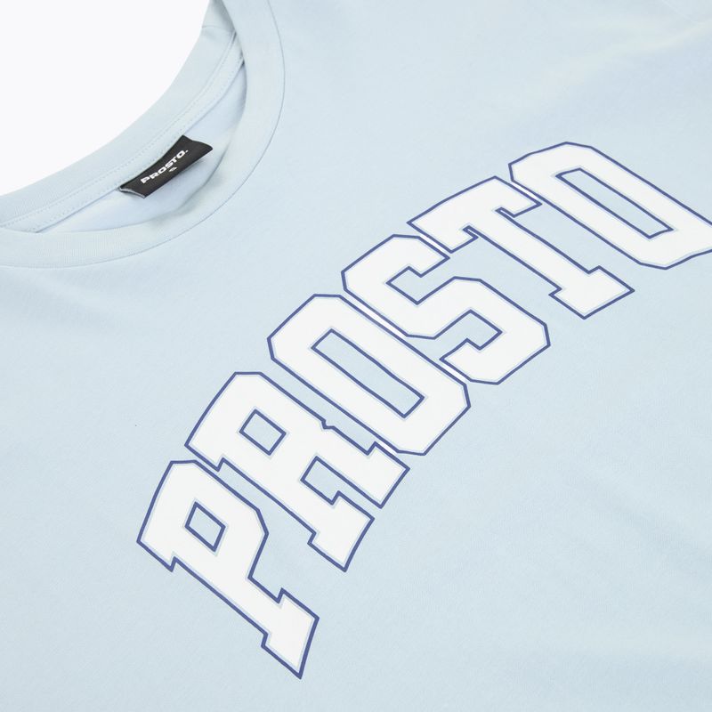 Tricou pentru bărbați  PROSTO College light blue 3