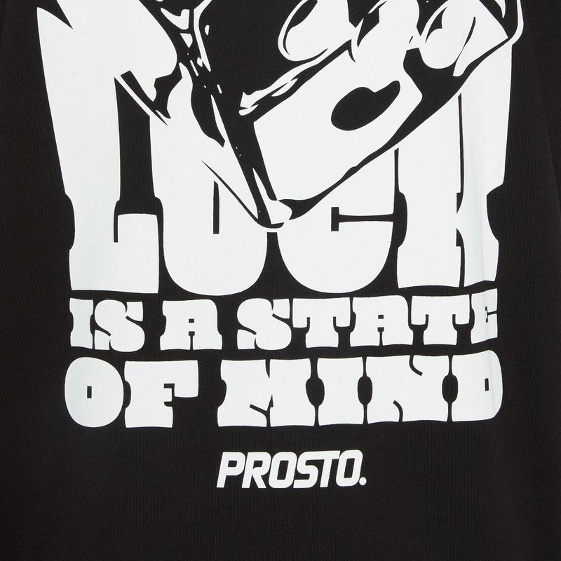 Tricou pentru bărbați PROSTO Luck black 3