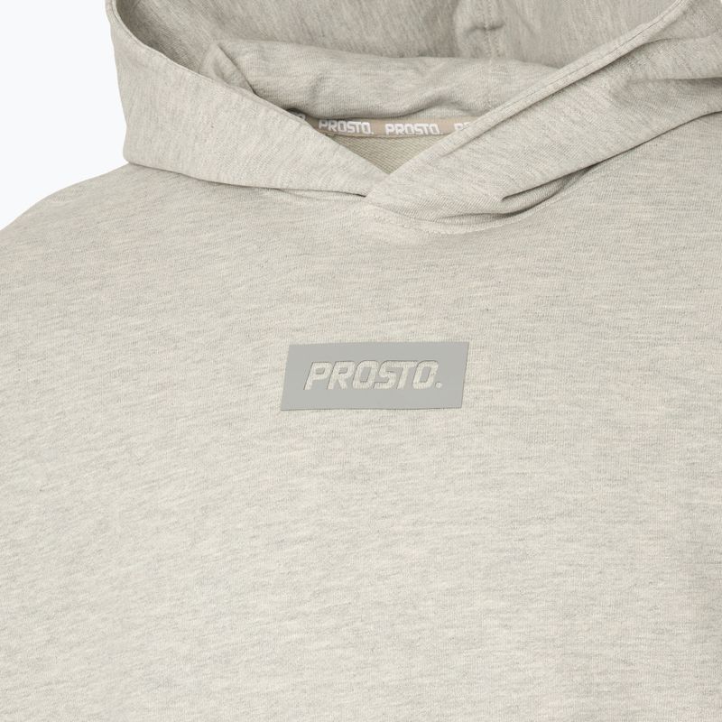 Hanorac pentru bărbați PROSTO Box Hoodie gray 3