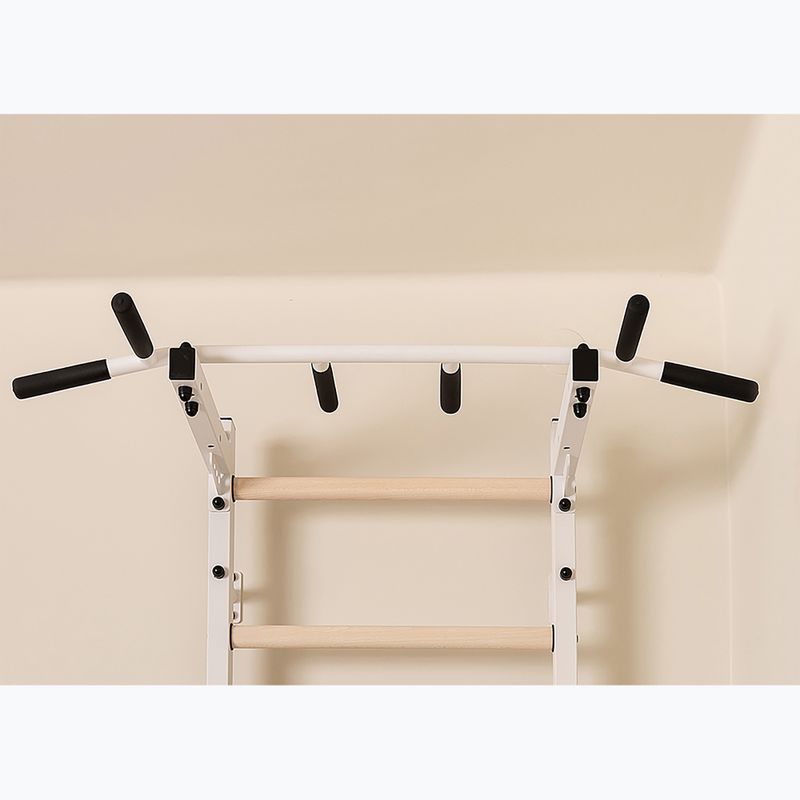 Scară de gimnastică BenchK 223W white matte/oak 9