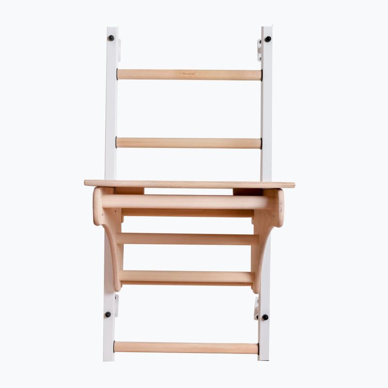 Scară de gimnastică BenchK 712W white matte/oak 2