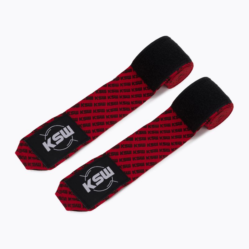 Bandaje de box KSW roșu 2