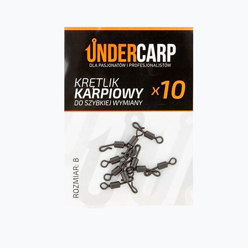 UNDERCARP crap pivotant crap pentru schimbarea rapidă a cârligului negru UC55 negru
