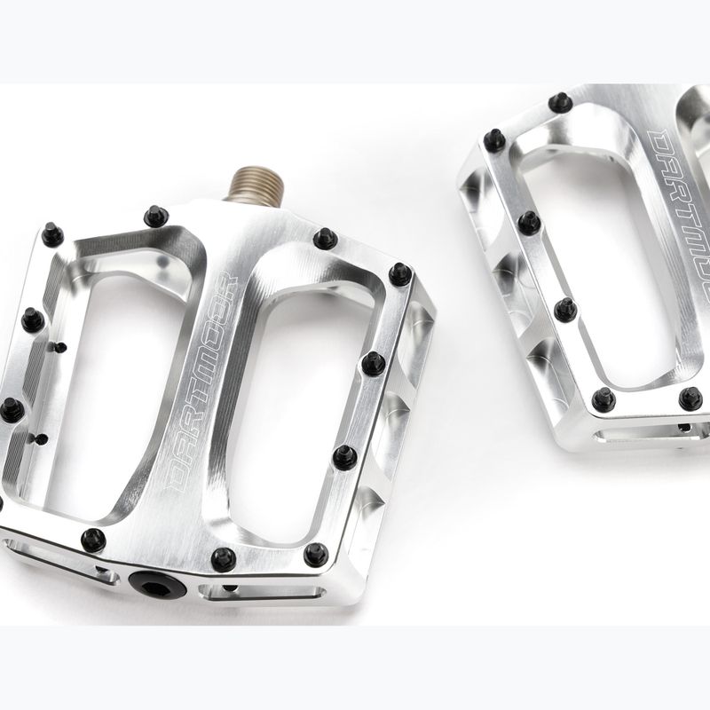 Pedale pentru bicicletă Dartmoor Thunder mirror silver 2