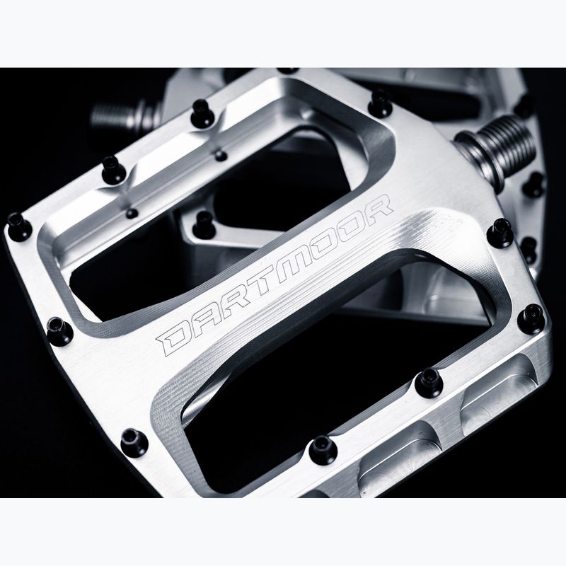 Pedale pentru bicicletă Dartmoor Thunder mirror silver 6