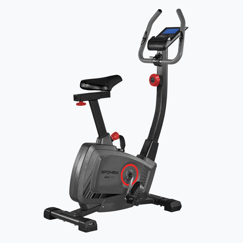 Bicicletă magnetică de fitness Spokey EDO PRO, gri, 940638