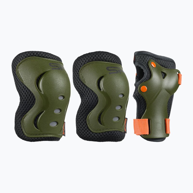 Spokey Shield set de tampoane pentru copii verde 940933