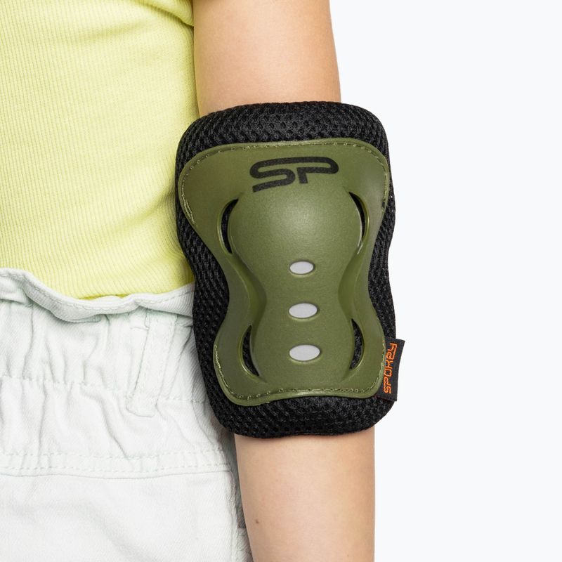 Spokey Shield set de tampoane pentru copii verde 940933 10