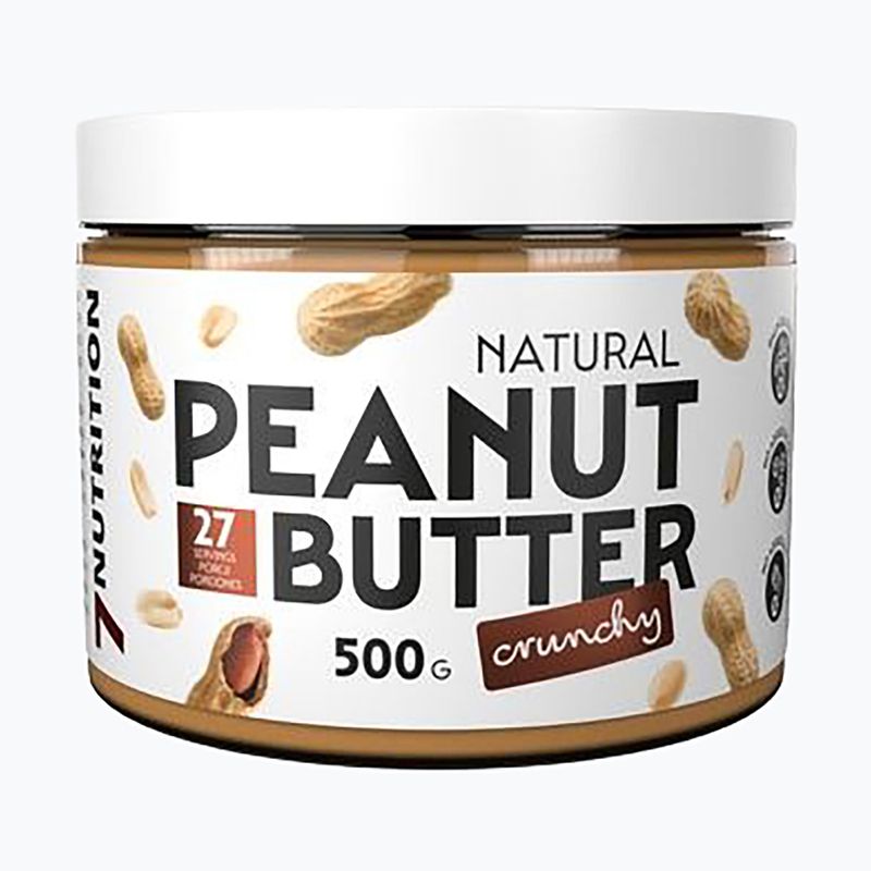 Unt de arahide 7Nutrition 500 g crunchy peanuts