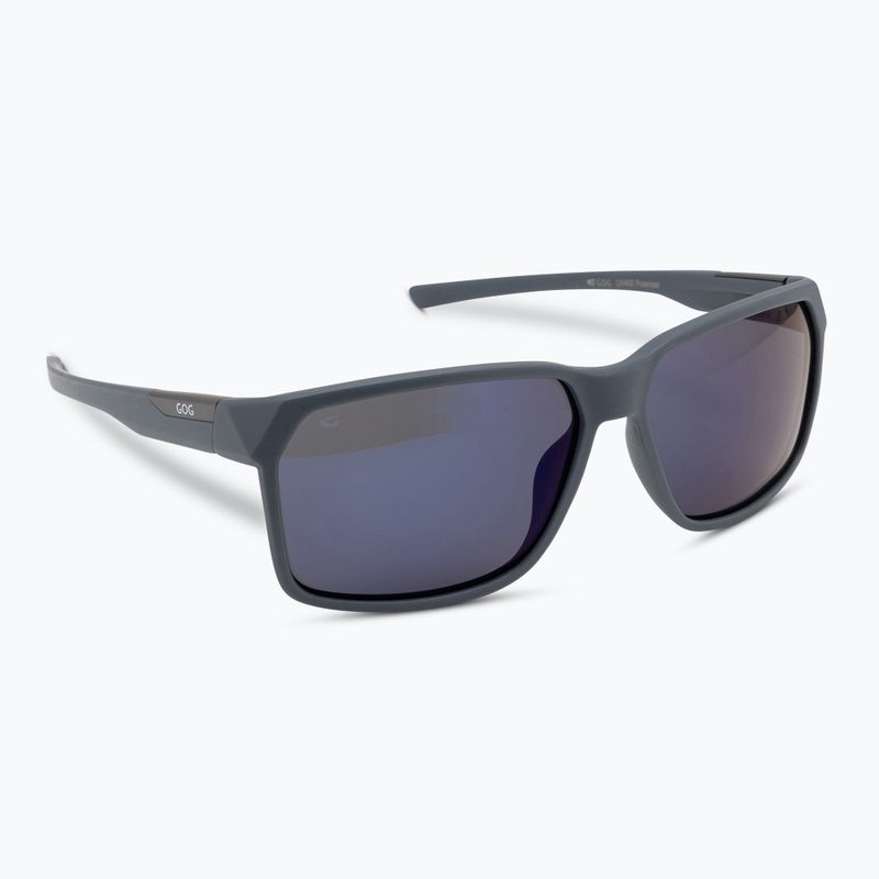 Ochelari de soare GOG Gunner matt grey/blue mirror