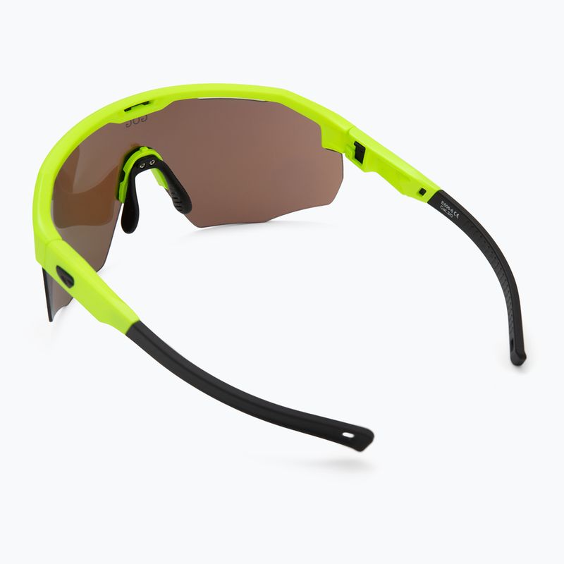 Ochelari de soare GOG Argo matt neon green/black/reflex white/blue 3