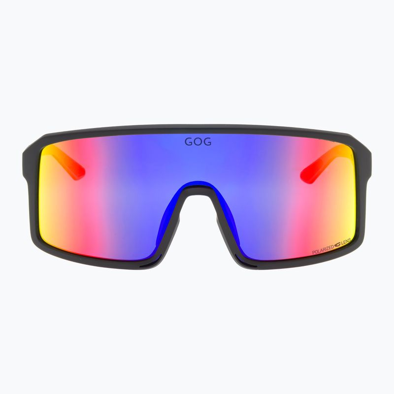 Ochelari de soare GOG Ragnarok matt black/red/reflex iridium/red 2