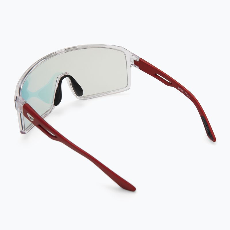 Ochelari de soare GOG Ragnarok cristal clear/matt metallic red/reflex red 2