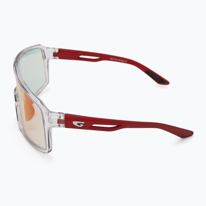 Ochelari de soare GOG Ragnarok cristal clear/matt metallic red/reflex red 4