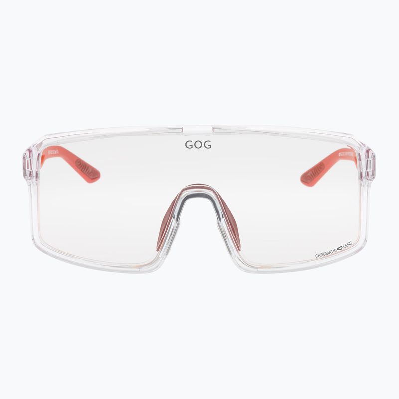 Ochelari de soare GOG Ragnarok cristal clear/matt metallic red/reflex red 2