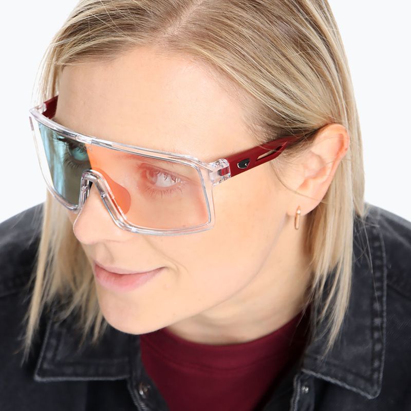 Ochelari de soare GOG Ragnarok cristal clear/matt metallic red/reflex red 7