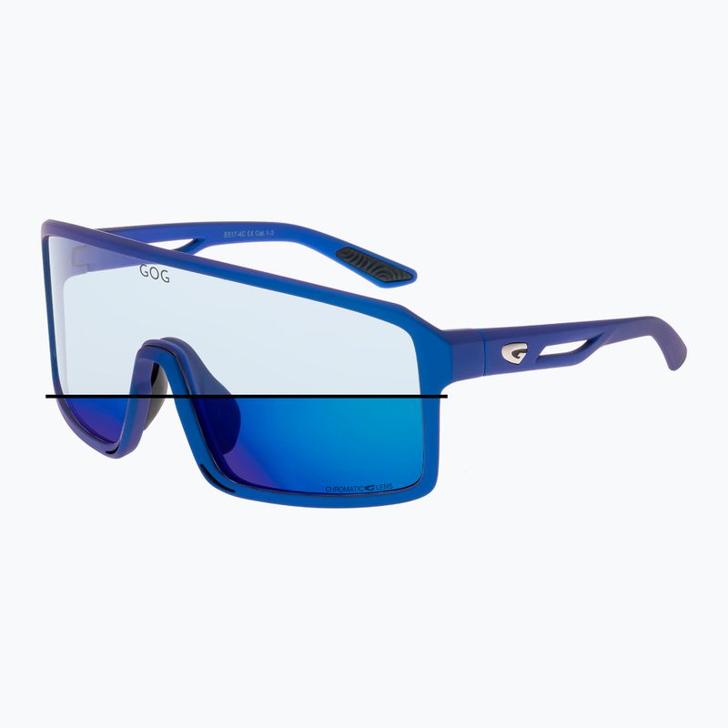 Ochelari de soare GOG Ragnarok matt metallic navy blue/reflex blue 5