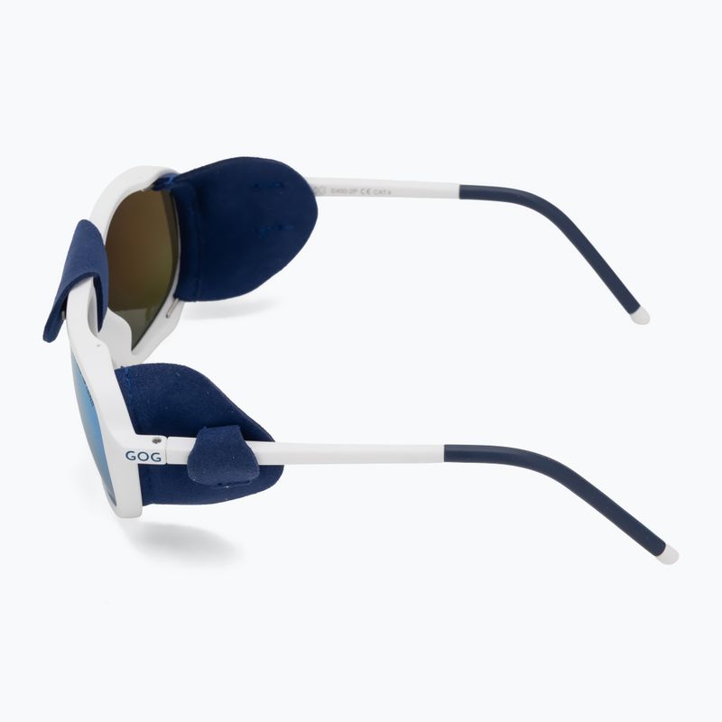 Ochelari de soare GOG Everest matt white/navy blue 4