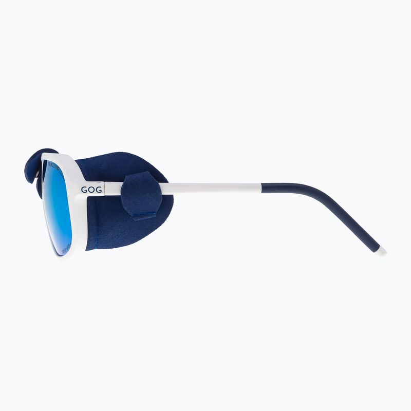 Ochelari de soare GOG Everest matt white/navy blue 4