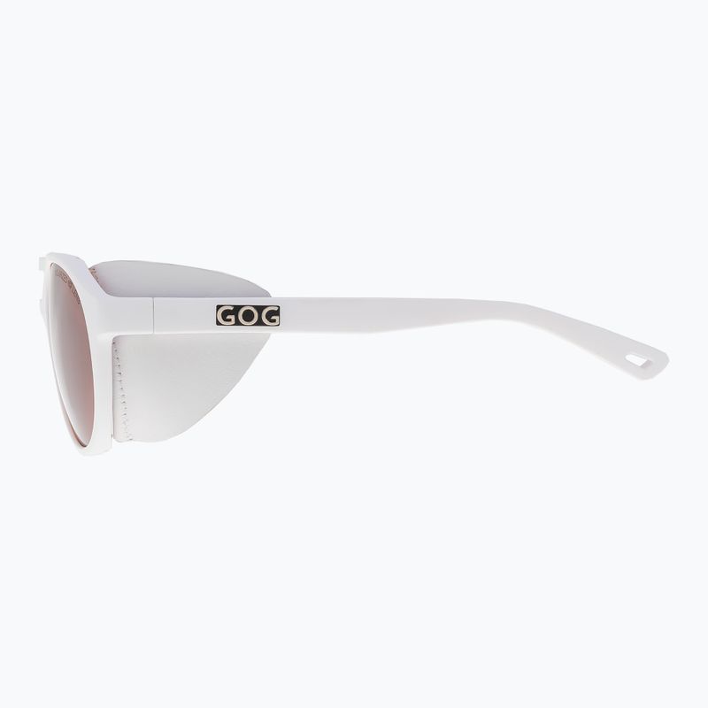 Ochelari de soare GOG Nanga matt white/reflex silver 4