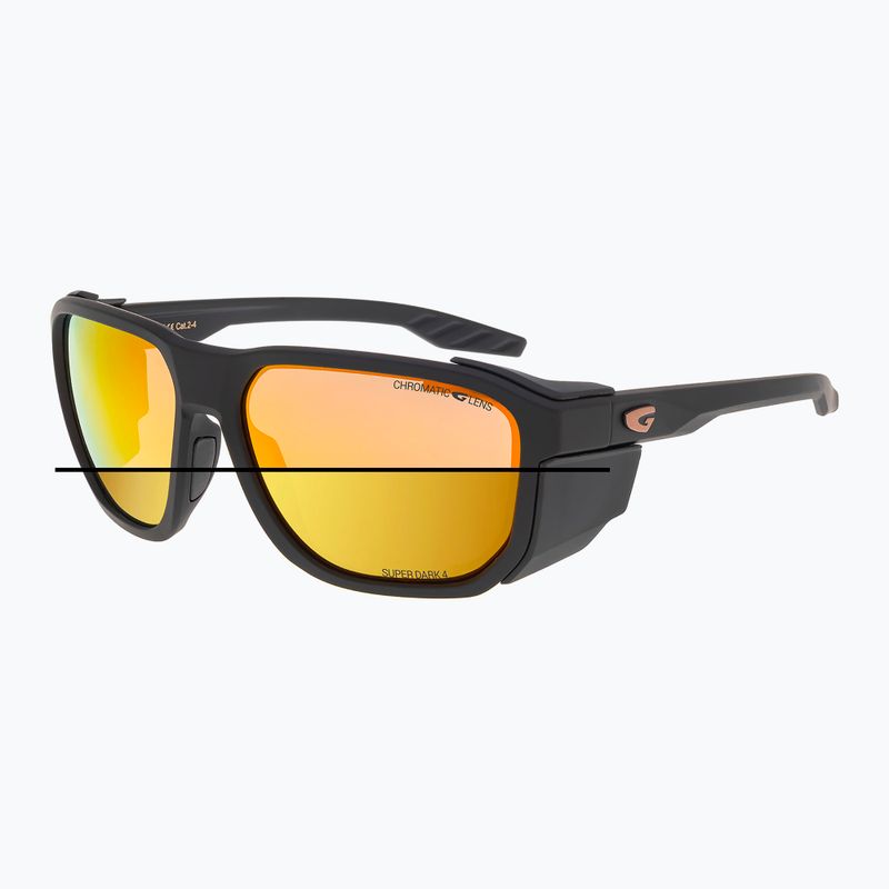 Ochelari de soare GOG Pamir matt metallic black/black/reflex gold 2