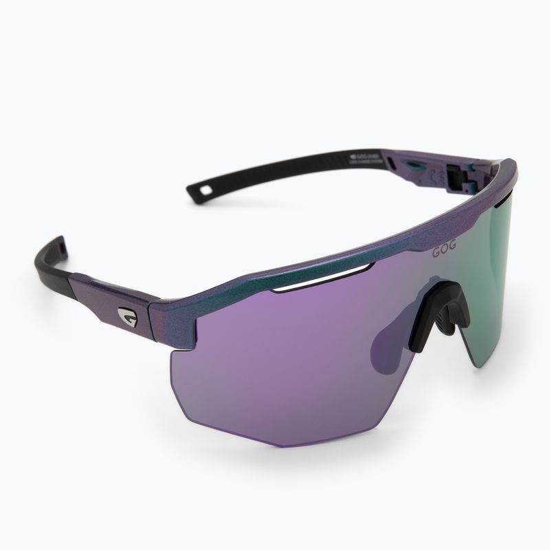 Ochelari de soare GOG Argo metallic purple/green reflex purple 2