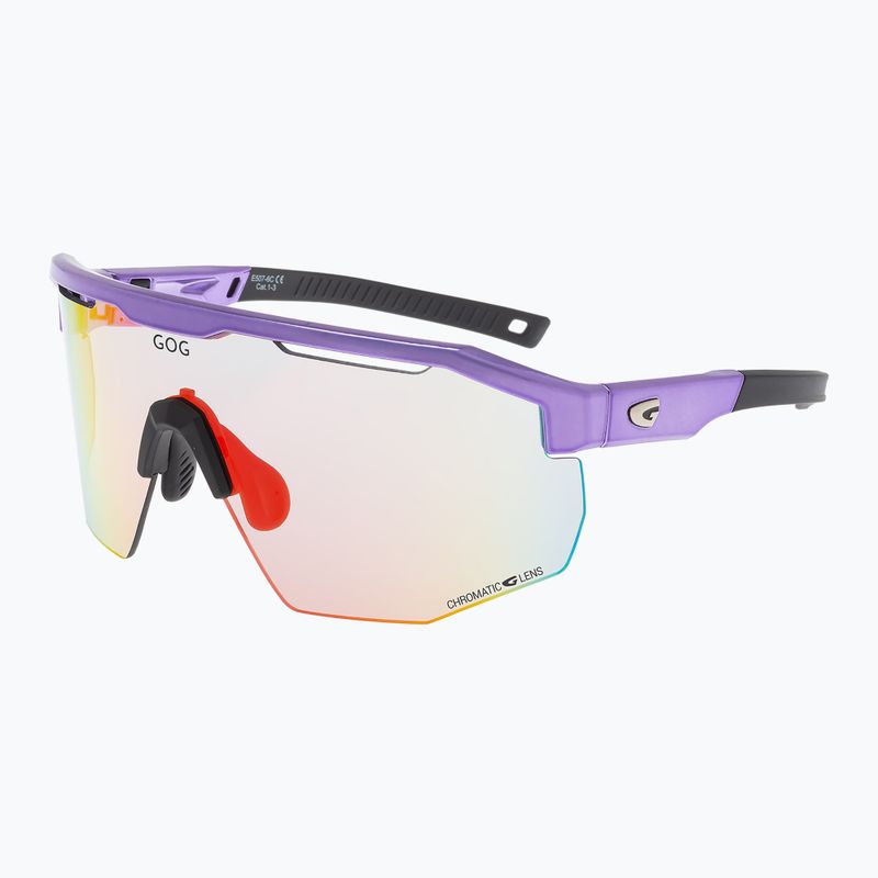 Ochelari de soare GOG Argo C metallic purple/black reflex red