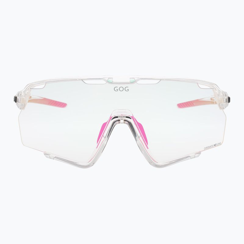 Ochelari de soare GOG Prometheus photochromic pink/black reflex pink 3