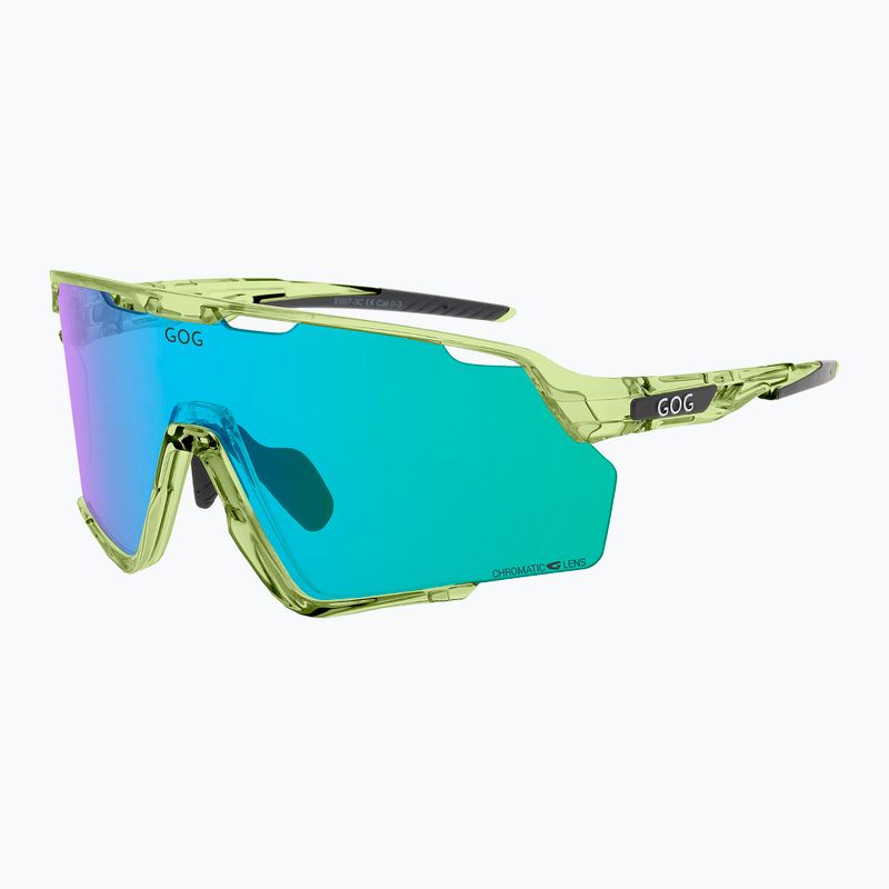 Ochelari de soare GOG Prometheus photochromic green/black reflex green 2
