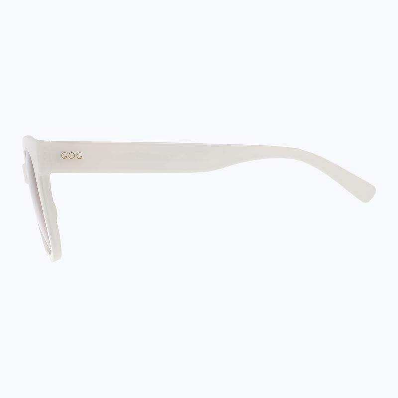 Ochelari de soare GOG Onyx milky white/gradient brown 3