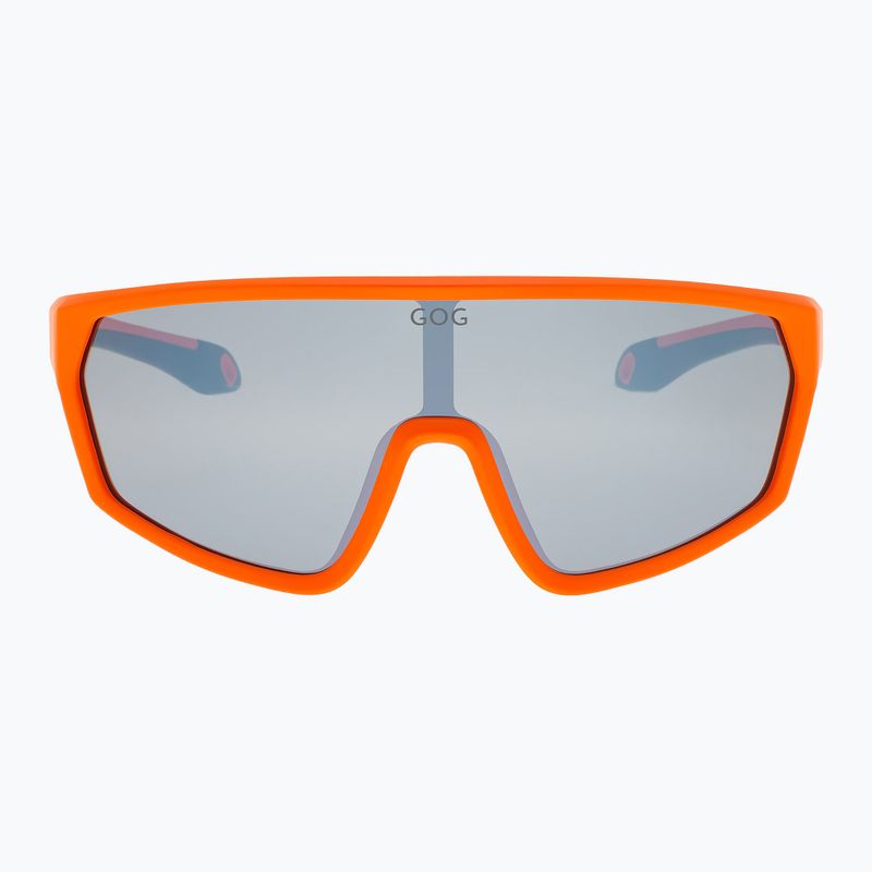 Ochelari de soare pentru copii GOG Flint matt neon orange/black reflex silver 2