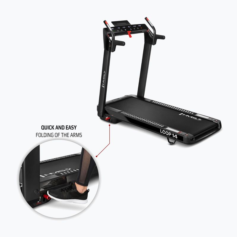 Bandă de alergare electrică HMS LOOP14 black 11