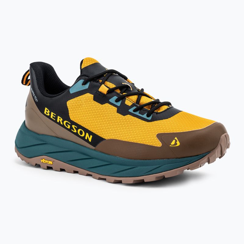 Încălțăminte de trekking pentru bărbați BERGSON Jabal Low STX yellow / brown