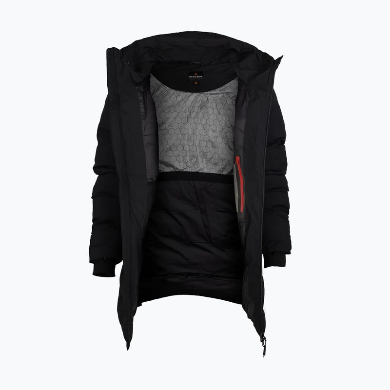 Palton izolat pentru femei BERGSON Snow Leopard Primaloft negru 6