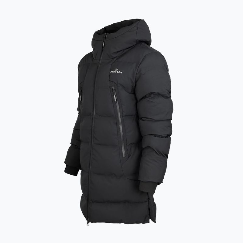 Haină izolată pentru bărbați BERGSON Snow Leopard Primaloft negru 4