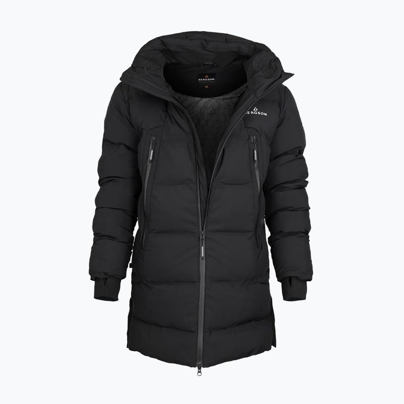 Haină izolată pentru bărbați BERGSON Snow Leopard Primaloft negru 5