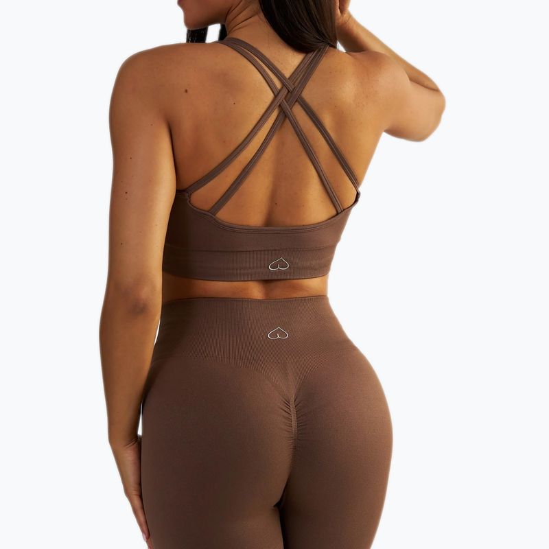 Sutien de antrenament BeShaped Gym Queen brown 4