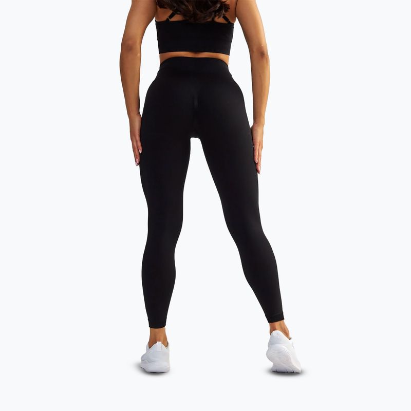 Colanți de antrenament pentru femei BeShaped Shape Up dark black 4