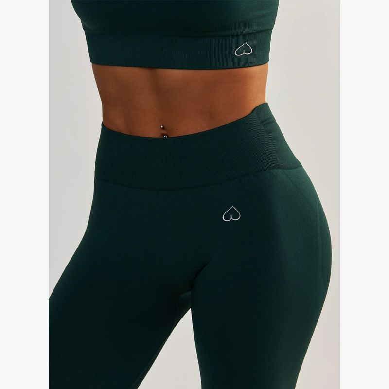 Colanți de antrenament pentru femei BeShaped Shape Up dark green 5