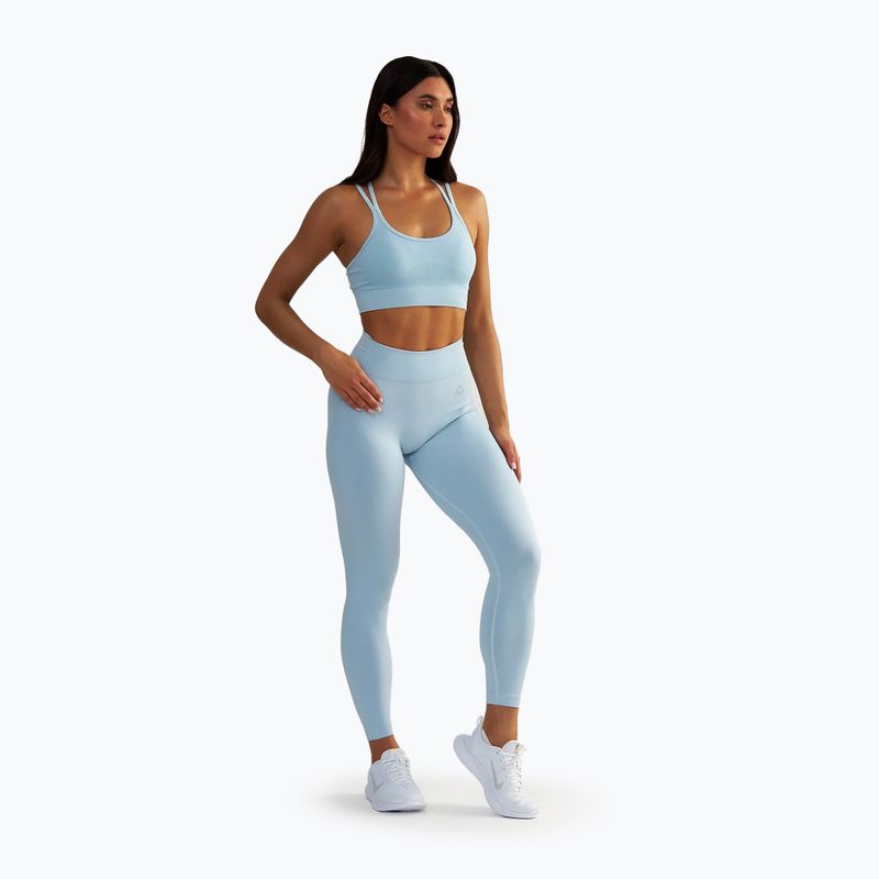 Colanți de antrenament pentru femei BeShaped Shape Up dark light blue 2