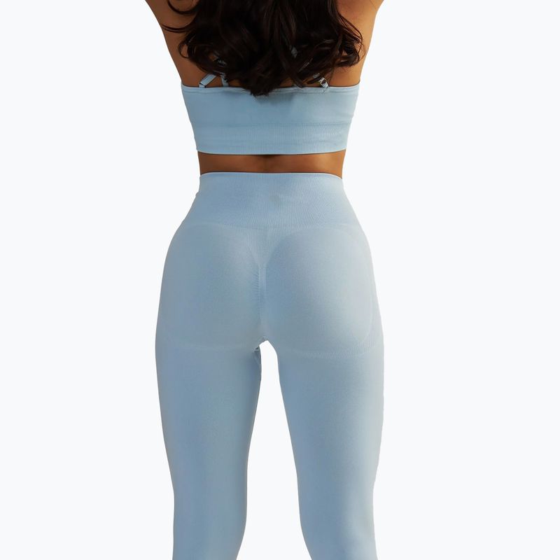 Colanți de antrenament pentru femei BeShaped Shape Up dark light blue 6