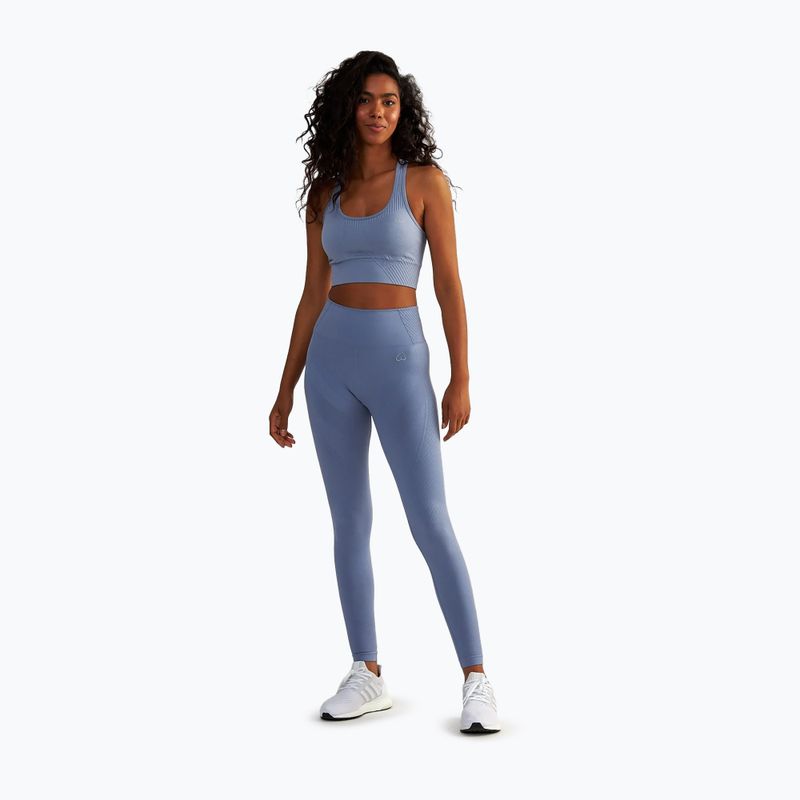 Top de antrenament pentru femei BeShaped Femme Force light blue 2