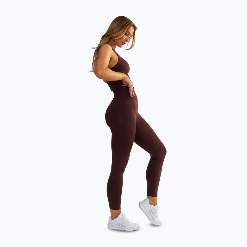 Colanți de antrenament pentru femei BeShaped Body Boost brown 5