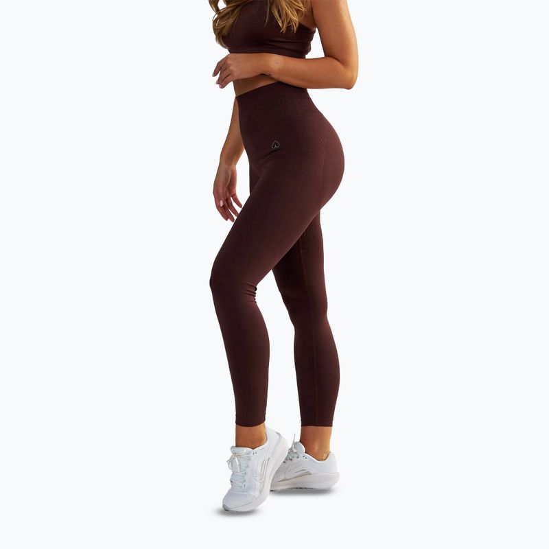 Colanți de antrenament pentru femei BeShaped Body Boost brown 6