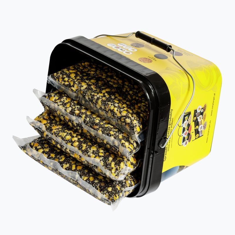 Cereale mixte  Carp Target Kukurydza-Konopia 50% + Wiadro 10 l