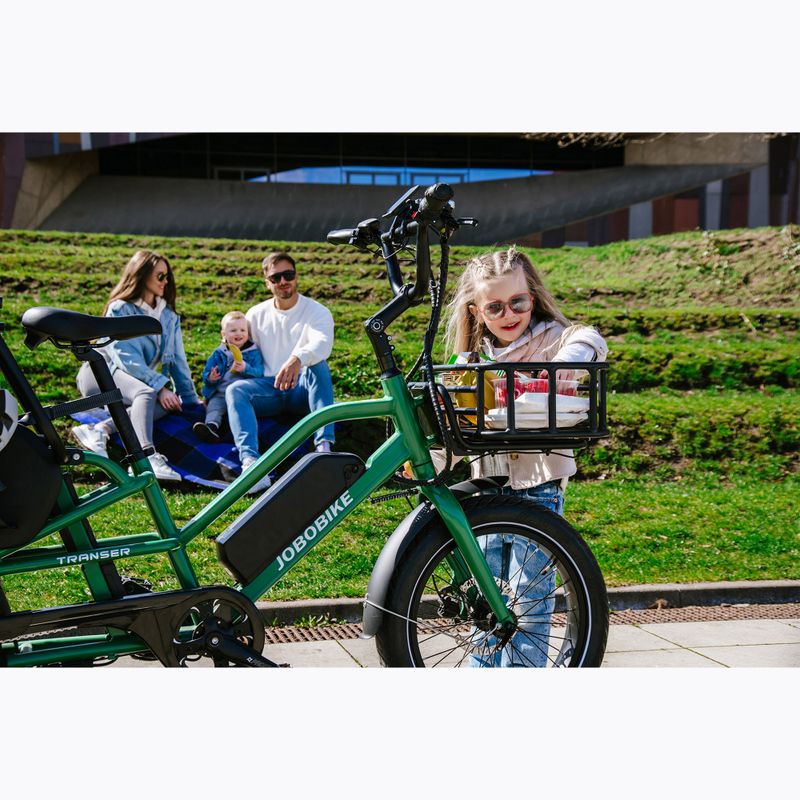 Bicicletă electrică JOBOBIKE Transer 48V 15Ah 720Wh verde 6