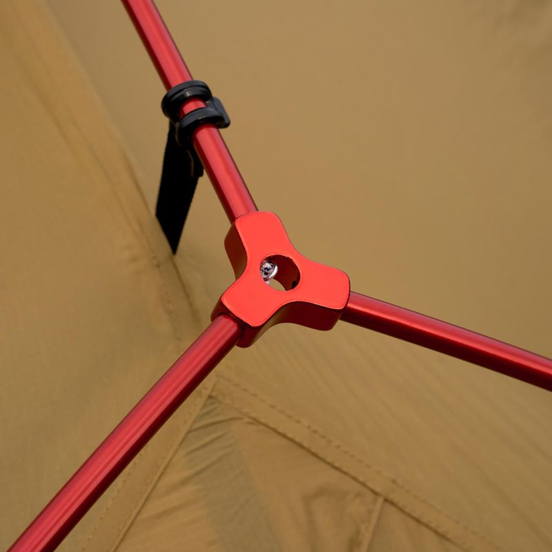 Cort de trekking pentru 2-persoane Alpinus Abisko 2 miodowy 6