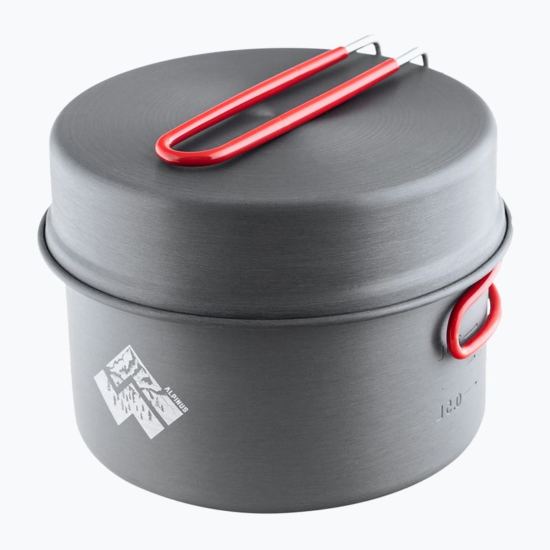 Tigaie turistică Alpinus Santiago 1,5 l i 0,9 l gri 2
