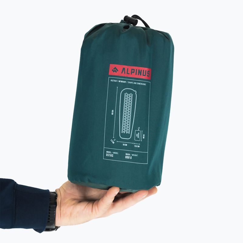 Covoraș autogonflabil Alpinus Ostas verde 6